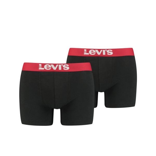 Levi's Solid Basic Boxer Briefs (2 Pack) M