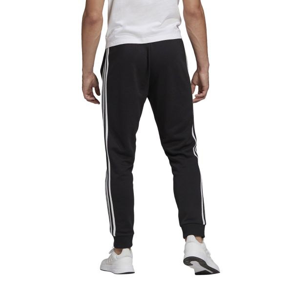 adidas Performance French Terry Tapered Cuff 3-Stripes Pants M