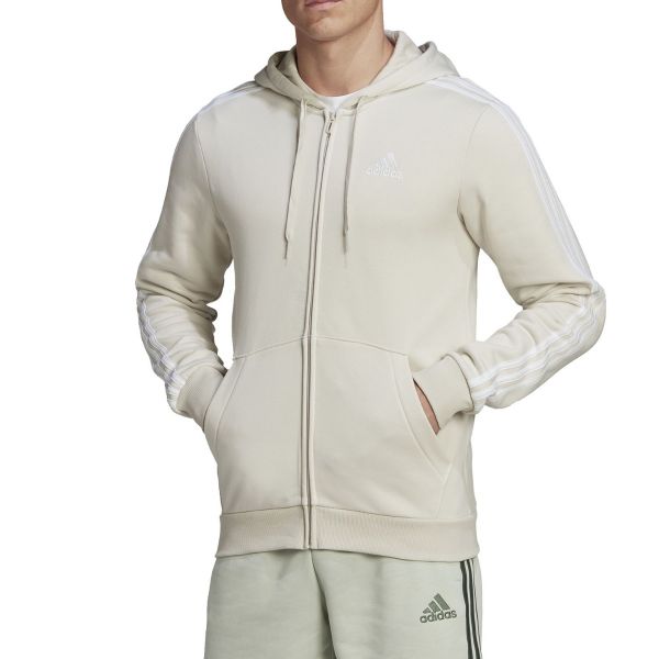 adidas Performance Essentials Fleece 3-Stripes Full-Zip Hood