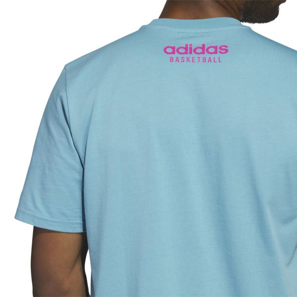 adidas Performance Pass Rock Basketball Graphic T-Shirt M