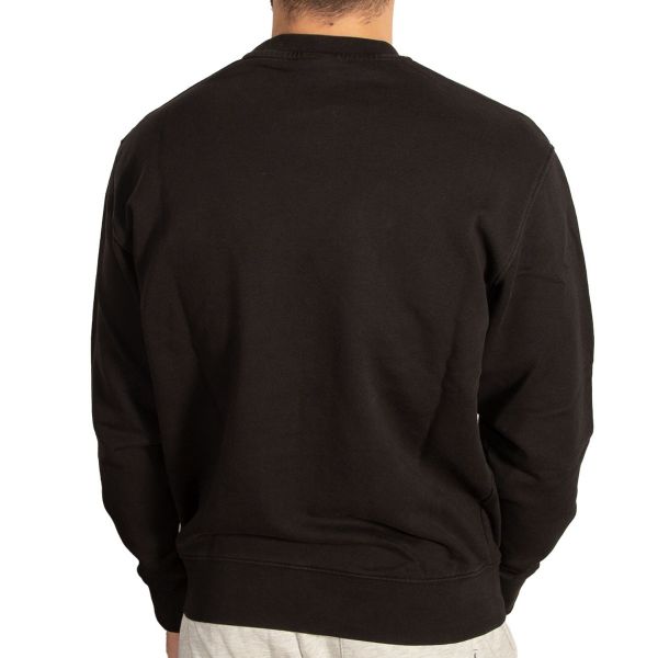 Franklin & Marshall Cotton Diagonal Fleece Sweater M
