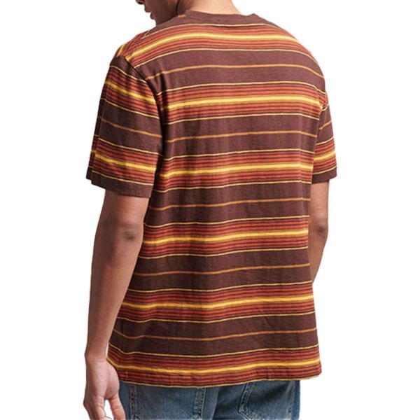 Superdry Textured Stripe T-Shirt M