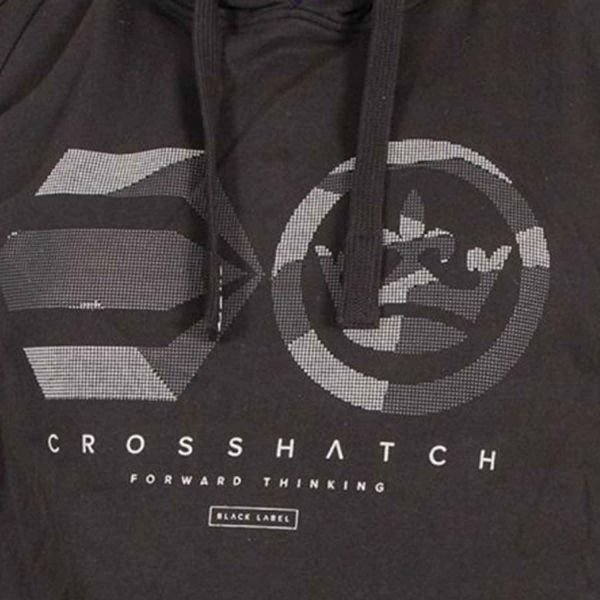 Crosshatch Logo Camo Oversize Hoodie M