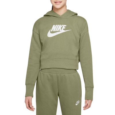 Nike Sportswear Club French Terry Fleece Cropped Hoodie PS/G