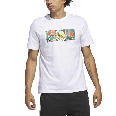 adidas Performance Lil' Stripe Basketball Graphic T-Shirt M