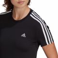 adidas Performance Essentials Loungewear Slim 3-Stripes T-Shirt W